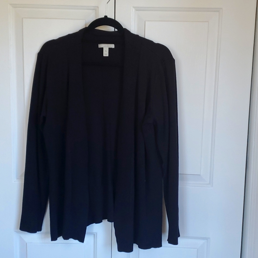 Black cardigan
